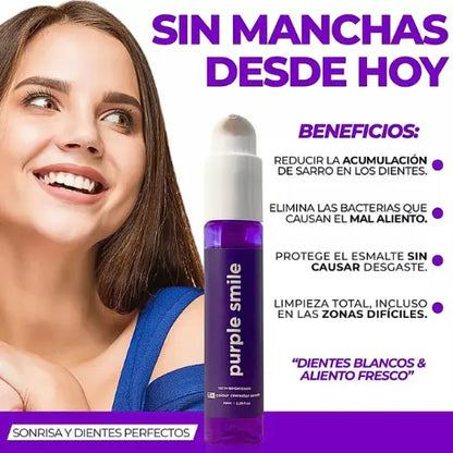 Purple Smile™: Protege Tu Sonrisa y Elimina Manchas Amarillentas