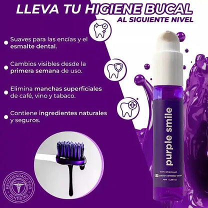 Purple Smile™: Protege Tu Sonrisa y Elimina Manchas Amarillentas